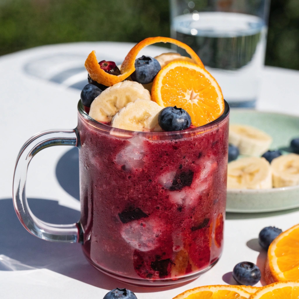Close-up of Relatrix capsules and natural botanical ingredients arranged on a stone surface